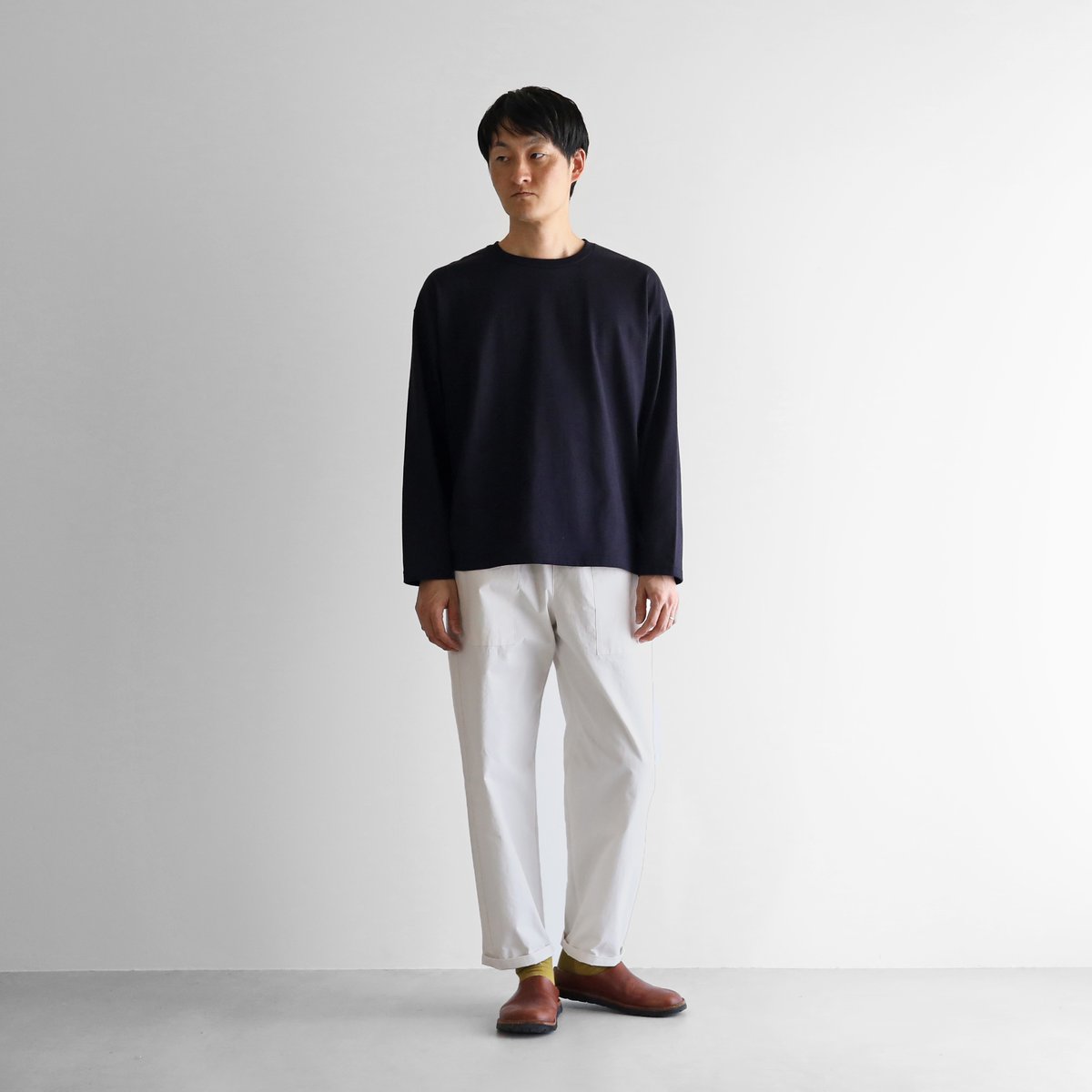 Huis 遠州織物 綿麻バフクロスイージーワークパンツ 507 綿麻(コットンリネン)バフクロスイージーワークパンツ 507を
