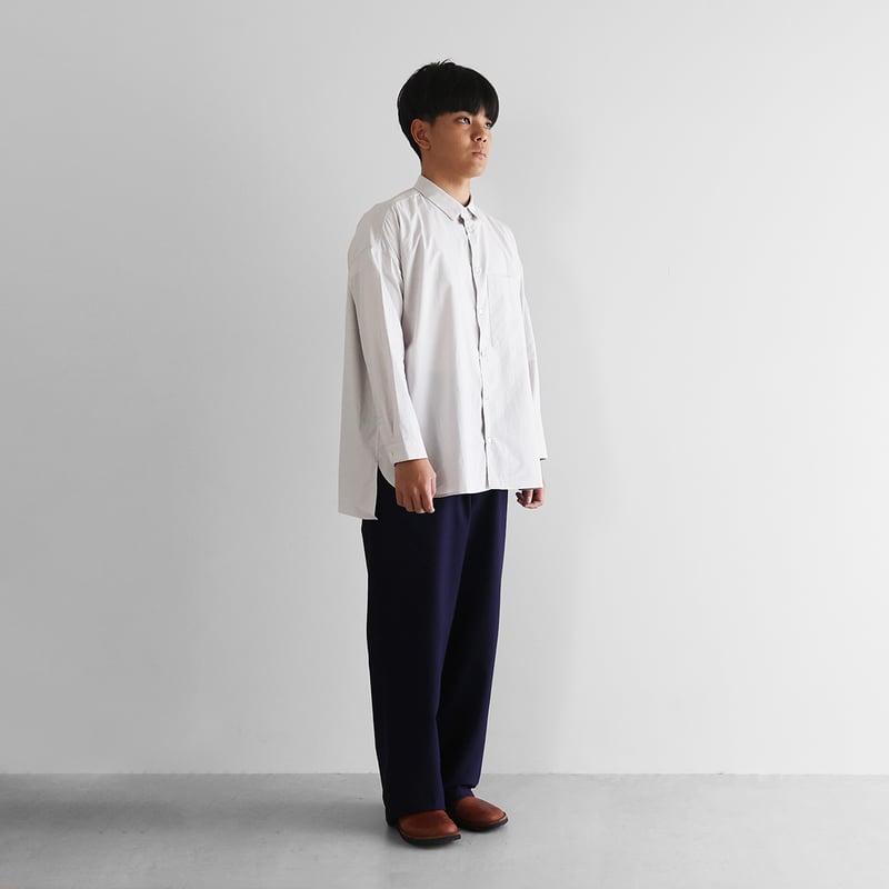 美品 HUIS 遠州織物 オーガニックコットン ホワイトシャツ 2 美品 HUIS 遠州織物 オーガニックコットン ホワイトシャツ 2