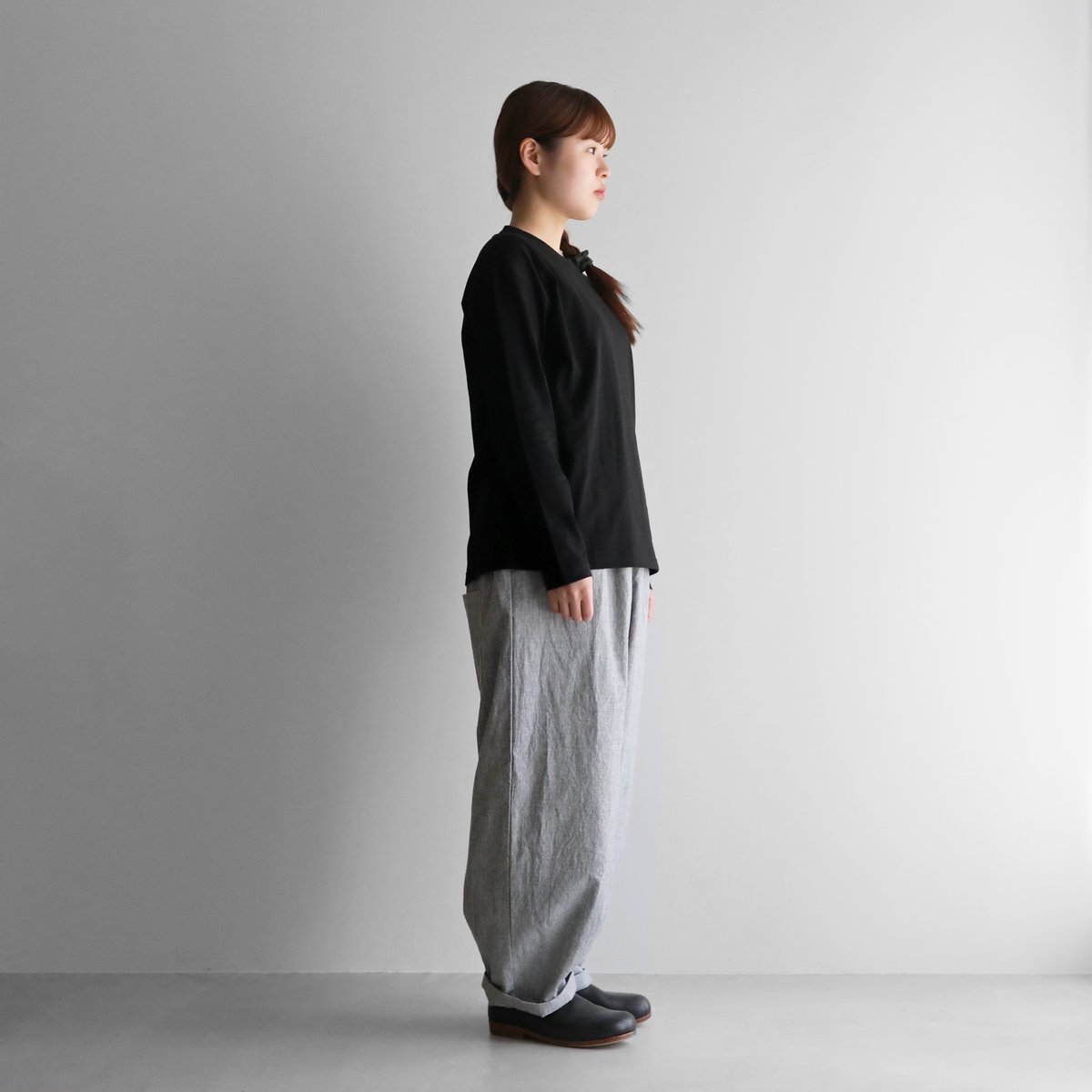 ババグーリ　2023SS　カディコットン　バルーンパンツ　ヨーガンレール ババグーリ 2023SS カディコットン バルーンパンツ ヨーガンレール