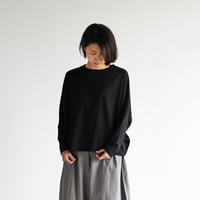 オールドレピアリネンロングスカートL（ダークネイビー）【レディス