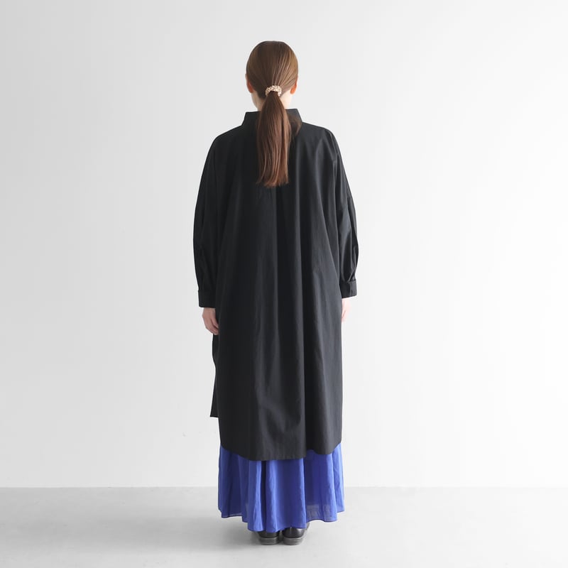 YAA!! 美品　リネンシャツコート black YAA!! 美品 リネンシャツコート black YAA!! 美品 リネンシャツ