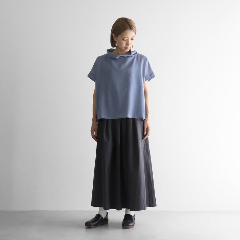 58ブレインタートル EPOCA STORIA】 シアーウールストレッチ タートルネックニット