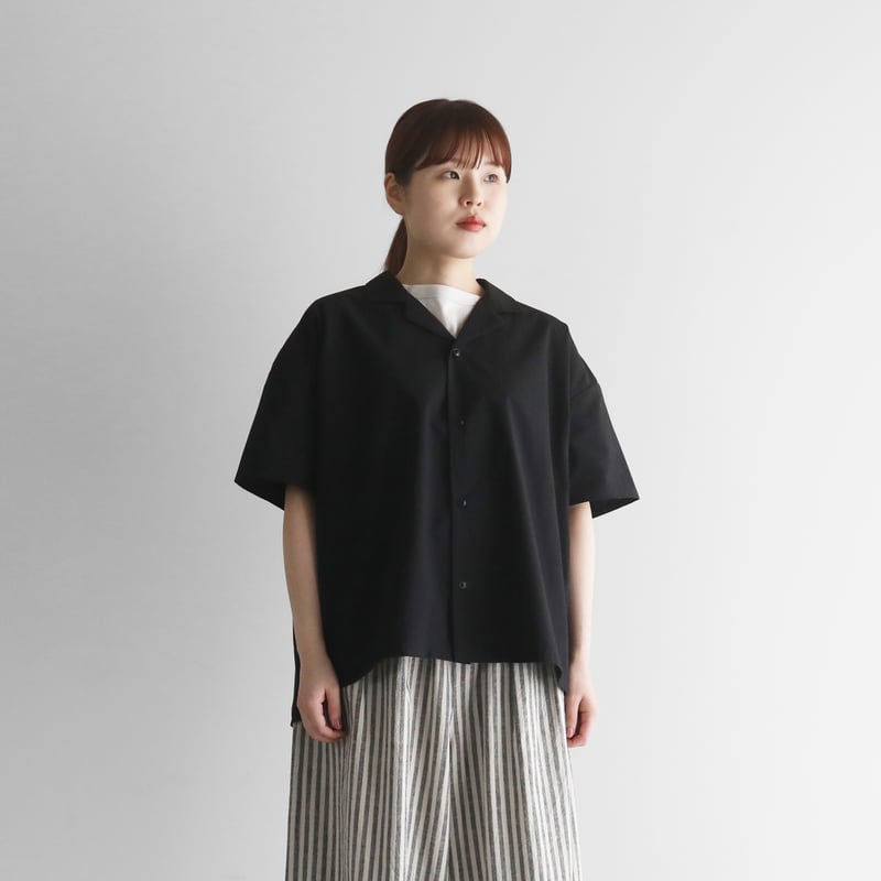 新品＊HUIS  オーガニックコットンボタンダウンシャツ ブラウス オーガニックコットンボタンダウンシャツ【ユニセックス