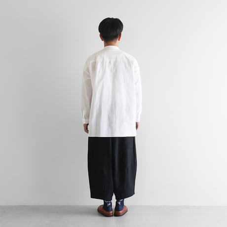 オールドレピア天日干しラミーリネンサルエルバルーンパンツ（ブラック）【ユニセックス】511