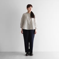 オーガニックコットンライトオックスイージープレーンパンツ（ダークネイビー）【ユニセックス】510