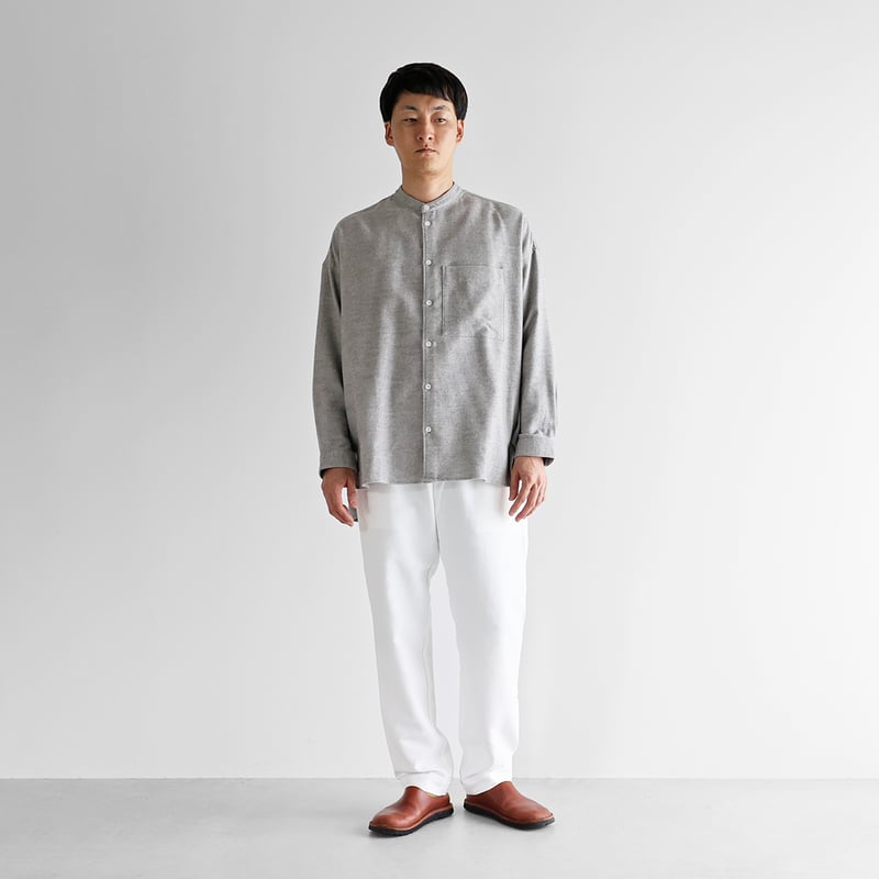 モールスキンイージーパンツ（ホワイト）【ユニセックス】513 | HUIS