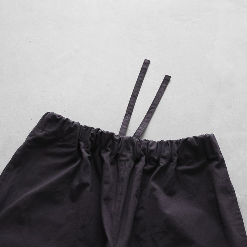 バフクロスバルーンパンツロング（ダークグレー）【ユニセックス】506L