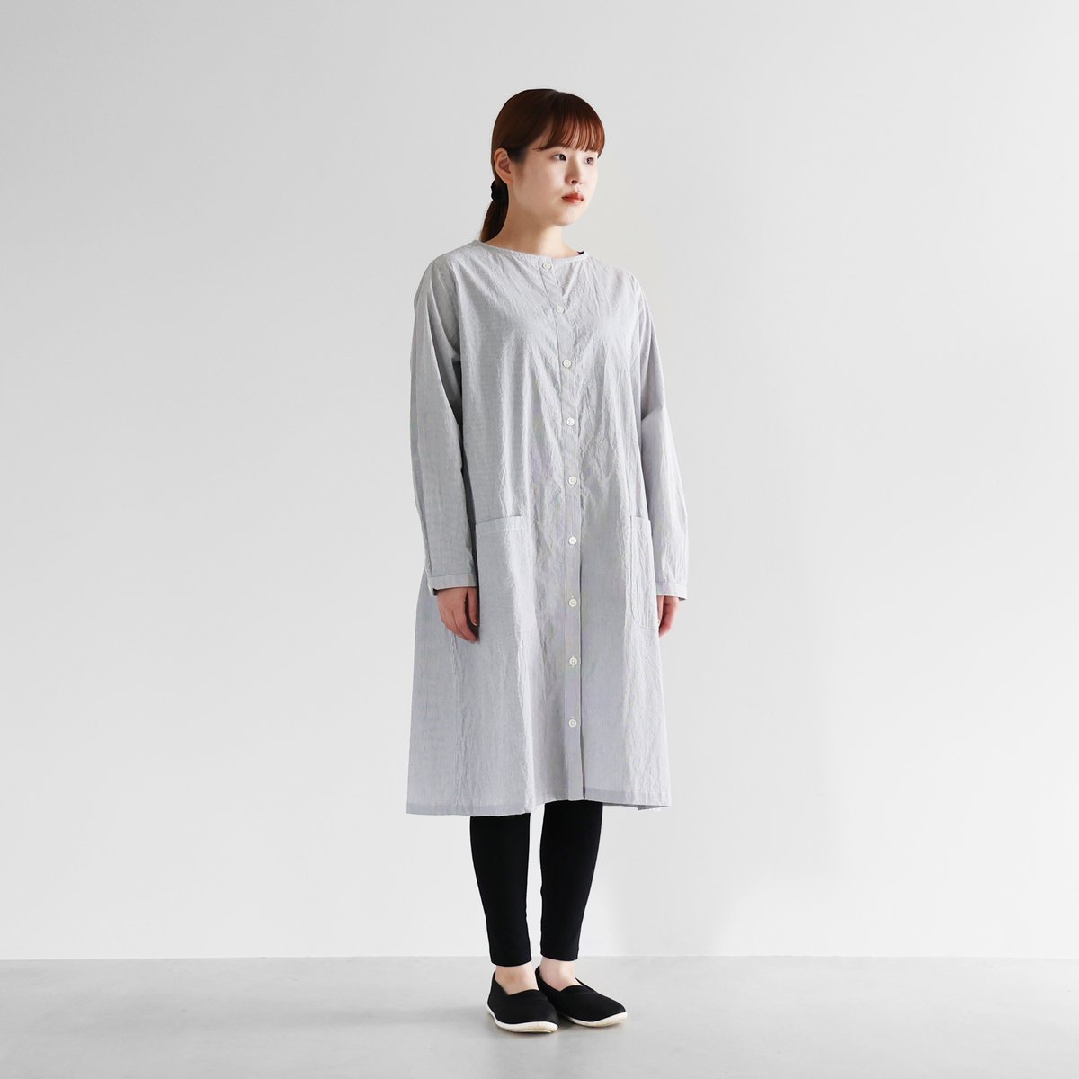 HUIS遠州織物 SUVIN COTTONキャミソール & レギンス HUIS in house］SUVIN COTTONストレッチ天竺キャミソール