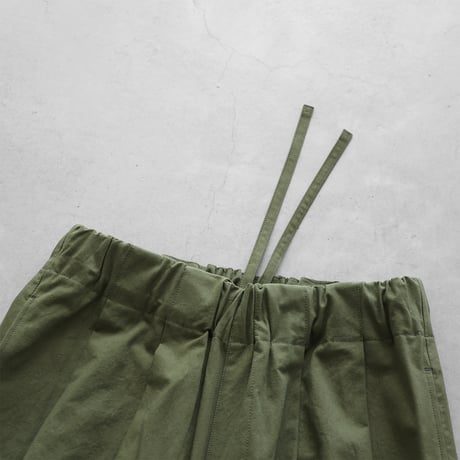 バフクロスワイドパンツ（カーキ）【ユニセックス】504