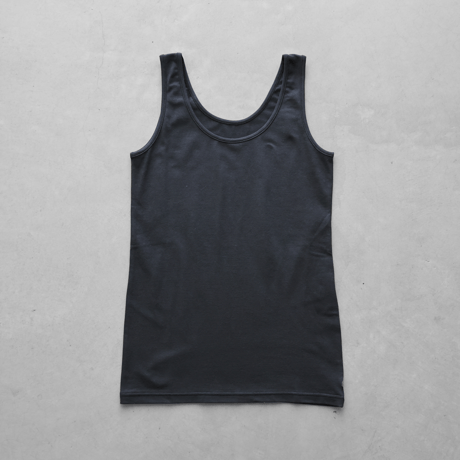 スニーカー2点セット　HUIS in house スヴィンコットン長袖 HUIS in house］SUVIN COTTONストレッチ天竺キャミソール