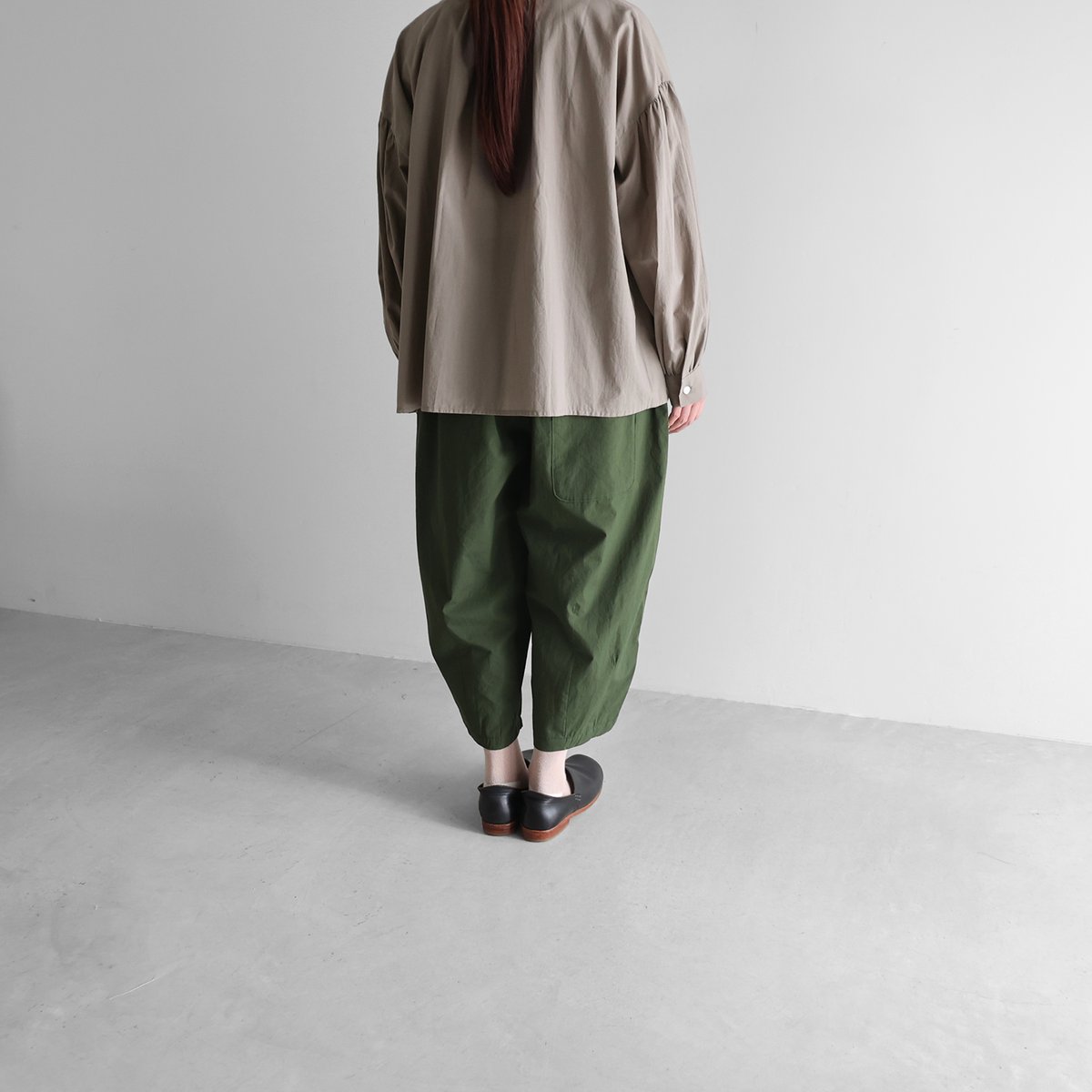 KAPITAL バルーンパンツ サイズ0 オリーブグリーン コードレーンバルーンパンツ（エバーグリーン）【ユニセックス】506