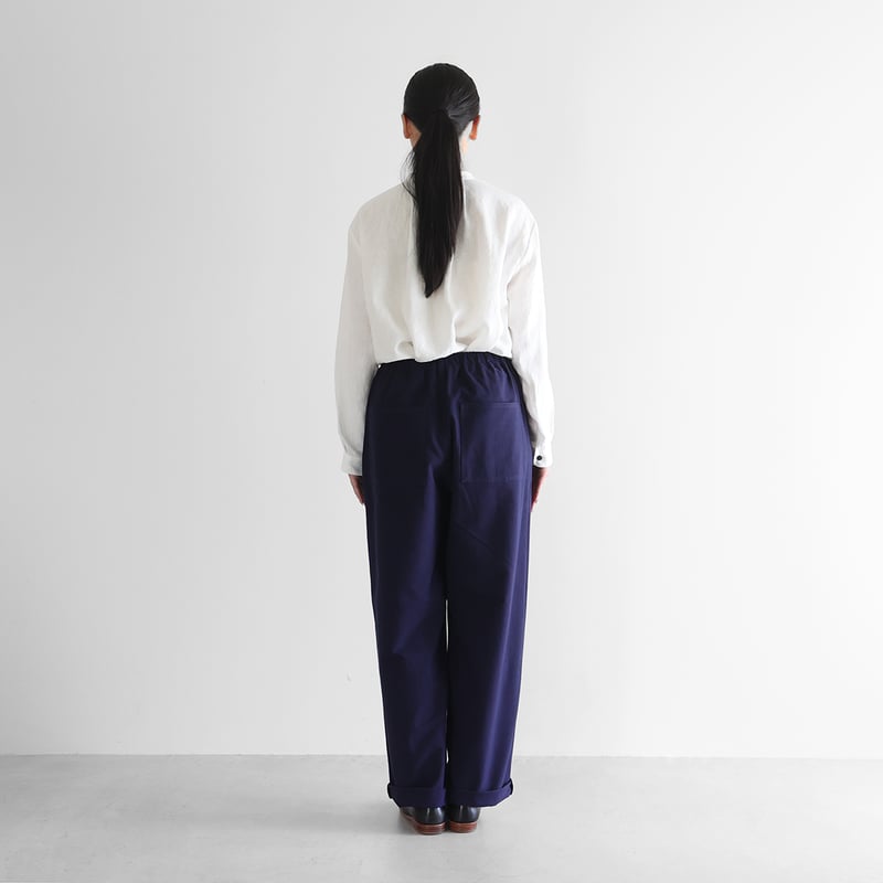 スヴィンオックスワイドストレートワークパンツ(フレンチネイビー