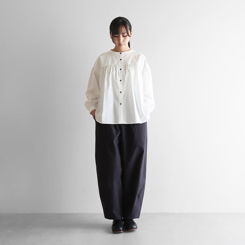 バフクロスバルーンパンツロング（ダークグレー）【ユニセックス】506L