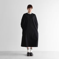 シャトルトリプルガーゼロングスカート（ダークネイビー