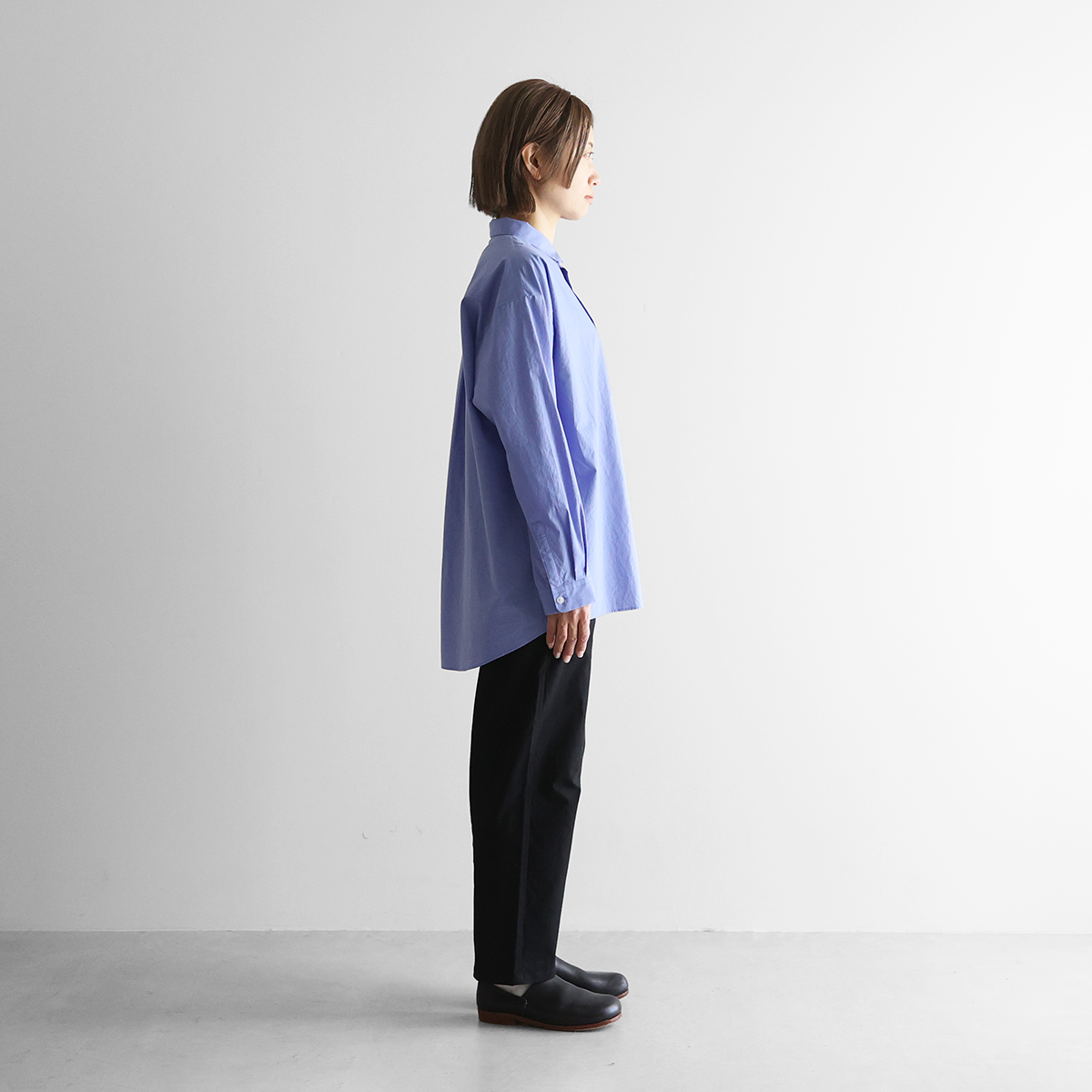 【RRL&CO】長袖シャツ 16 サックスブルー ストライプ 刺繍 ヴィンテージ RRL&CO】長袖シャツ 16 サックスブルー ストライプ 刺繍 ヴィンテージ