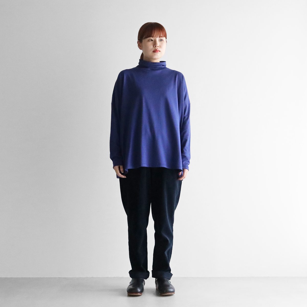 お値下げ!HUIS 長袖タートルネックカットソー(フレンチネイビー) お値下げ!HUIS 長袖タートルネックカットソー(フレンチネイビー)