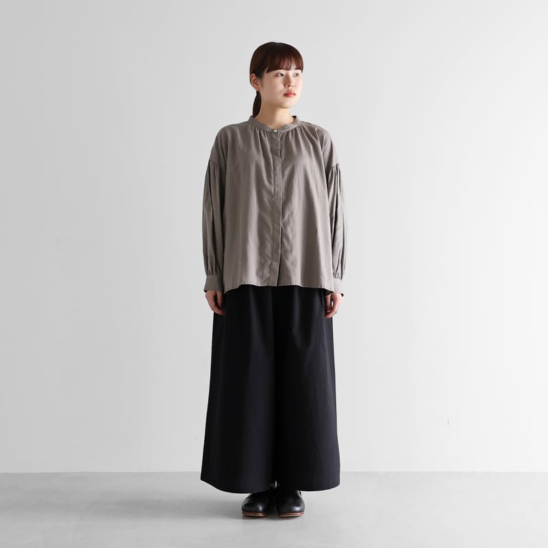 HUIS やわらかコットンスカートパンツ　505 遠州織物 やわらかコットンスカートパンツ 505が再入荷しました／ – HUIS