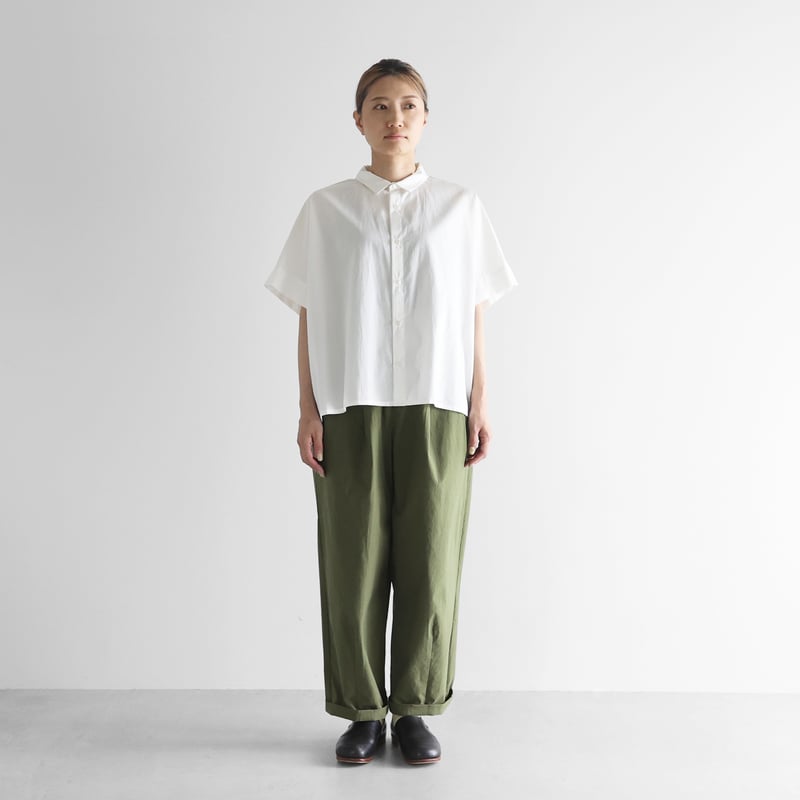 はと　SP チノクロスワイドパンツ　カーキ はと様専用 SP チノクロスワイドパンツ カーキ