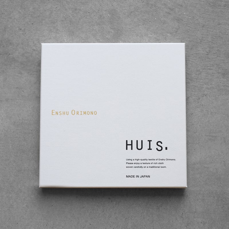 なめらかコットンハンカチ（ギフトBOX付） | HUIS onlinestore