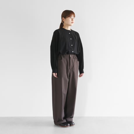 スヴィンオックスワイドストレートワークパンツ(ブラウングレー)【ユニセックス】515