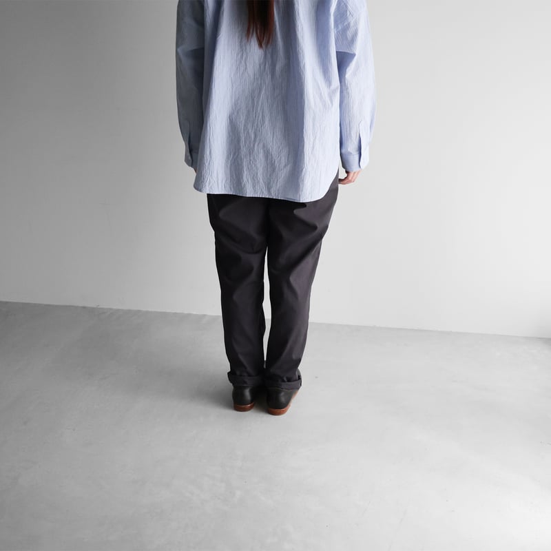 新品★クラブハウス★オリジナルパンツ★黒L オーガニックコットンライトオックスパンツ（スミクロ）【ユニセックス