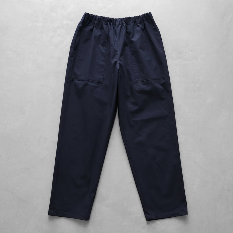 バフクロスイージーワークパンツ（ブラックネイビー）【ユニセックス  