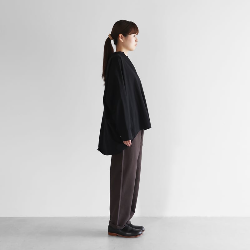 スヴィンオックスフォードイージーワークパンツ(ブラウングレー)【ユニ