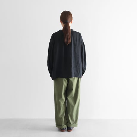 バフクロスワイドパンツ（カーキ）【ユニセックス】504