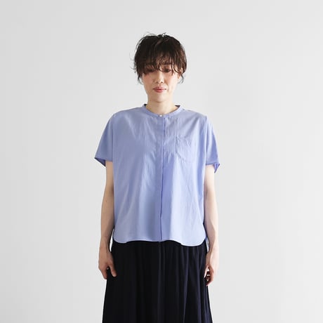 huis.ハウス　遠州織物　ブロックチェックコクーンプルオバー　コットン　赤系 CATEGORY プルオーバー | HUIS onlinestore
