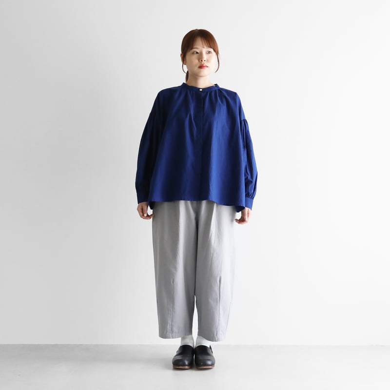 ゆるふわコットンバルーンスリーブワイドブラウスU106 HUIS 遠州織物 190A7816d.jpg