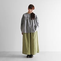 シャトルリネンスカートパンツ（リーフグリーン）【ユニセックス】505