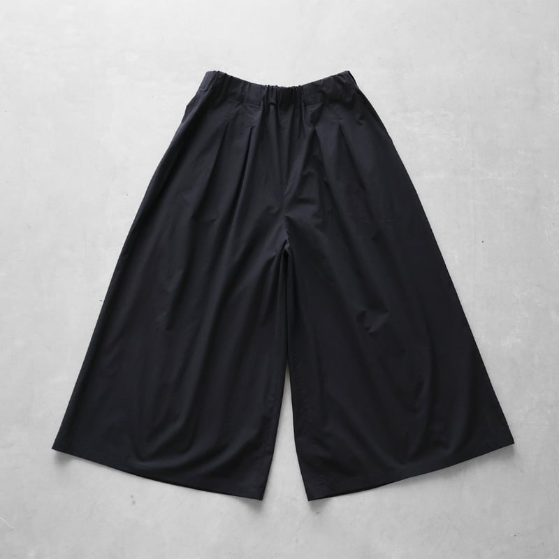 【パドカレ】インドオーガニックコットンパンツ 36 ブラック no8103 オーガニックコットンスカートパンツ（ブラック）【ユニセックス