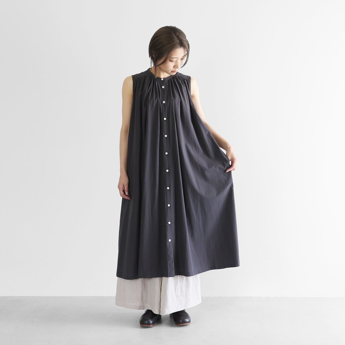 Yves Saint Laurent ノースリーブワンピース Yves Saint Laurent ノースリーブワンピース｜Saint Laurent