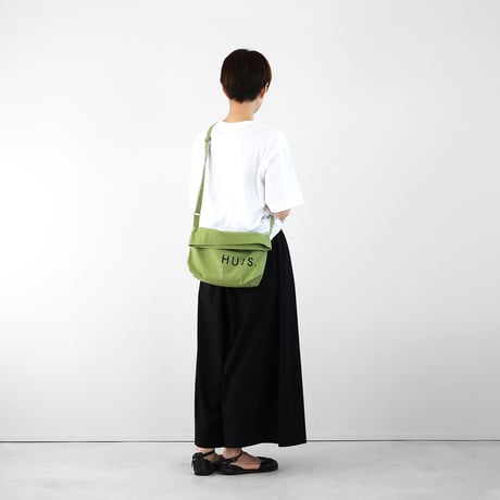 バフクロス2WAYミニショルダーバッグ（リーフグリーン）