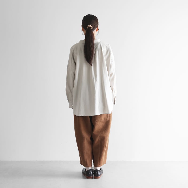 y*u様 プリーツプリーズ　バルーンパンツ　サルエルパンツ　ダークブラウン フリースパンツ（ブラウン） | MACHATT ONLINE STORE