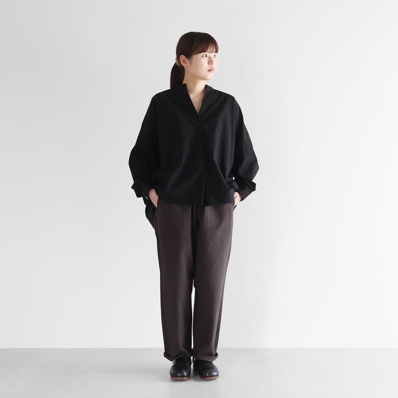 スヴィンオックスフォードイージーワークパンツ(ブラウングレー)【ユニ