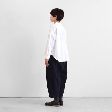 HUIS 504 バフクロス ワイドパンツ（ネイビー）【ユニセックス】新品 HUIS 504 バフクロス ワイドパンツ（ネイビー）【ユニセックス】新品