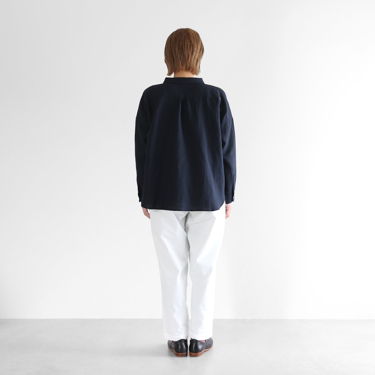 バフクロスイージープレーンパンツ（オフホワイト）【ユニ