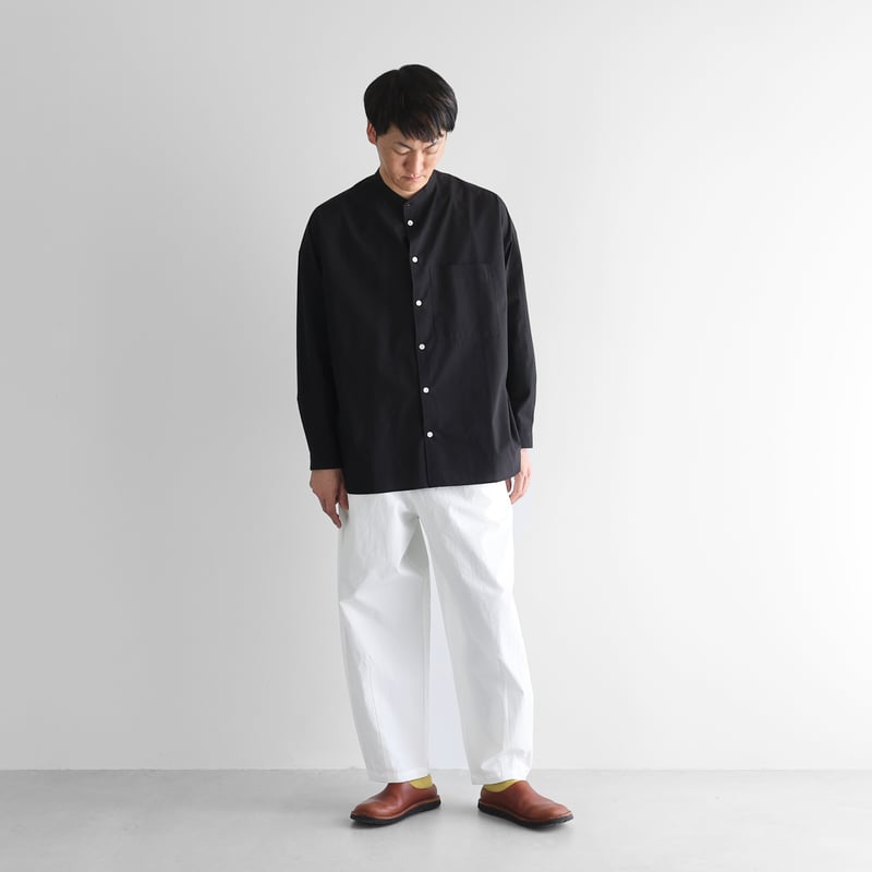 HUIS. バフクロスバルーンパンツ サルエルパンツ ブラック 506 先染めバフクロスバルーンパンツ 506をリリースしました
