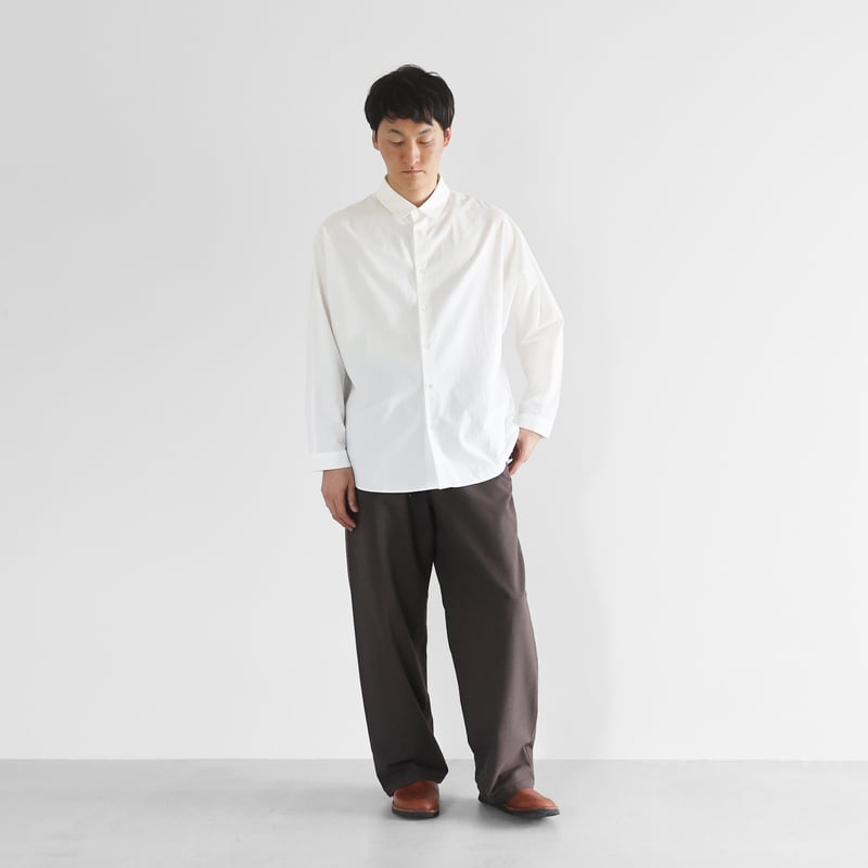 スヴィンオックスワイドストレートワークパンツ(ブラウングレー)【ユニ