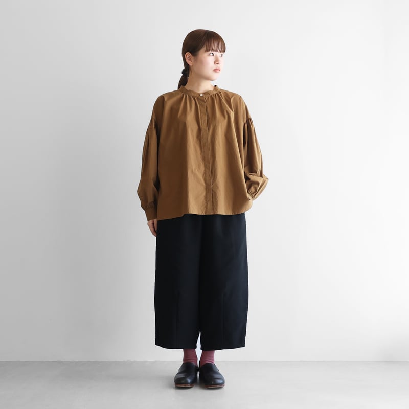 huis遠州織物パンブーリネンサルエルバルーンパンツブラック511 バンブーリネンサルエルバルーンパンツ 511をリリースしました