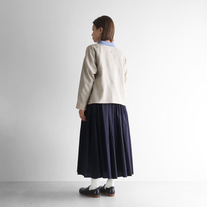 〜専用〜　ハウスHUIS◆ウォッシャブルウールショートカーディガン◆ダークグレー ウォッシャブルウールショートカーディガン（グレージュ