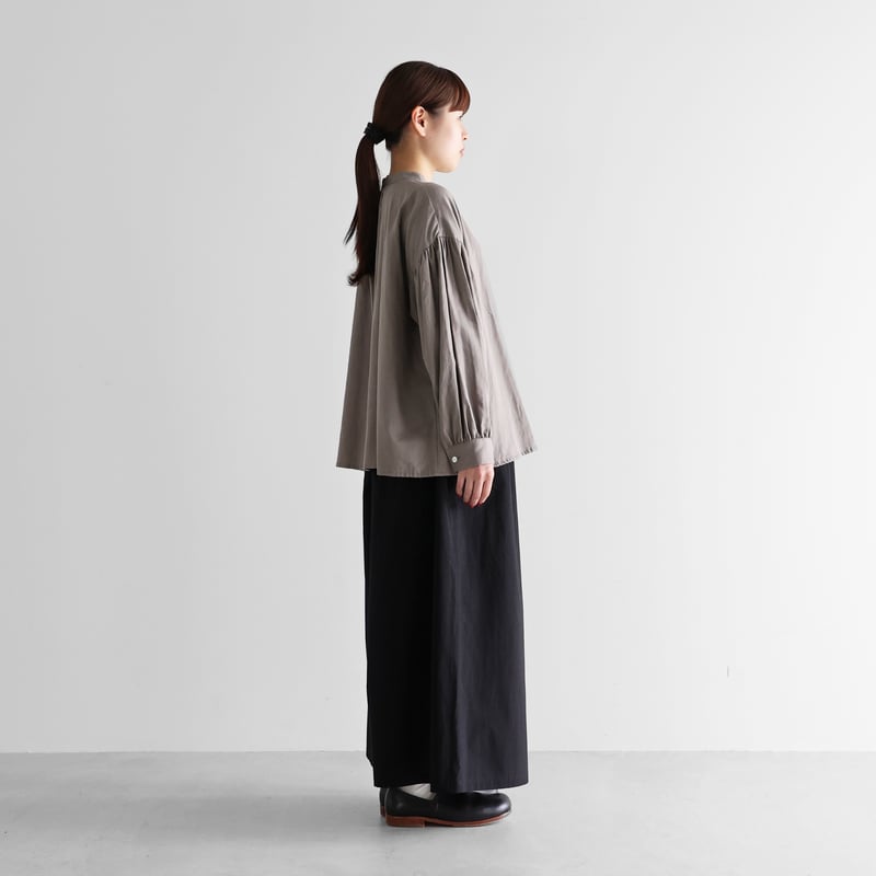 HUIS遠州織物　スカートパンツ505 やわらかシーチングコットンスカートパンツ【ユニセックス】505
