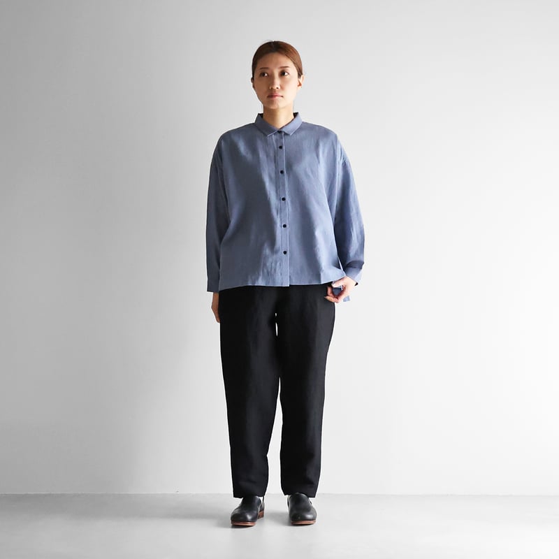 美品　今季完売　Curensology ウォッシャブルウールブラウス　ブラック カレンソロジー curensology ウォッシャブル ウール ブラウス 黒