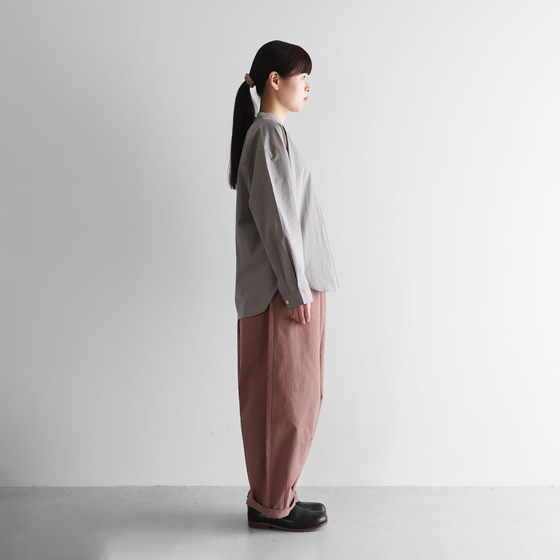 値下げ　新品HUIS 506L バフクロスバルーンパンツロング（ピンク）【ユニセックス】506L