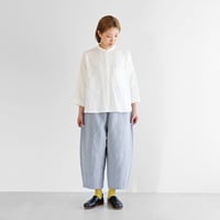 シャトルリネンスカートパンツ（きなり）【ユニセックス】505 | HUIS