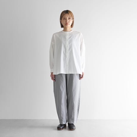 オーガニックコットンライトオックスバルーンパンツロング（ライトグレー）【ユニセックス】506L