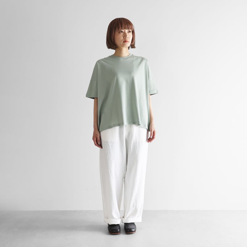 【新品】HUIS in house SUVIN COTTON 半袖ポロカットソー CATEGORY HUIS in house | HUIS onlinestore