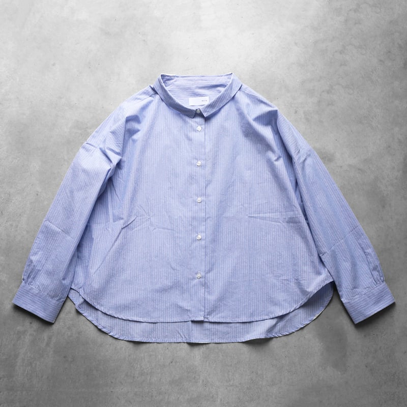 コードレーンワイドブラウス（ブルー）【レディス】U102 | HUIS