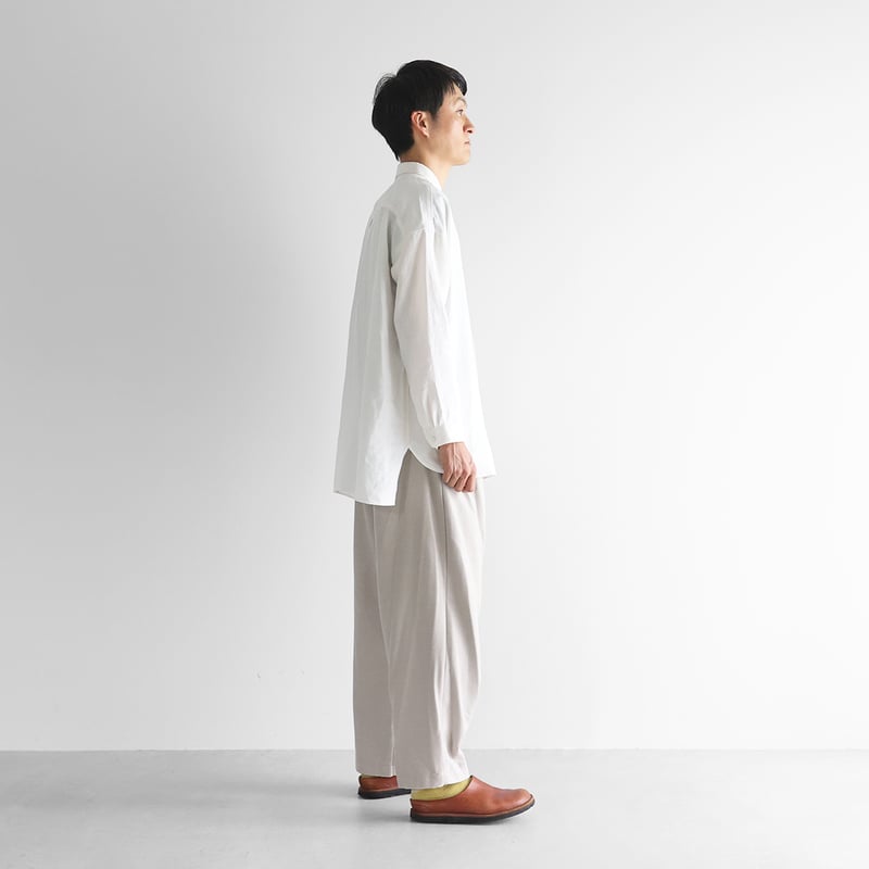 厚手モールスキンバルーンパンツロング（グレー）【ユニセックス】506L